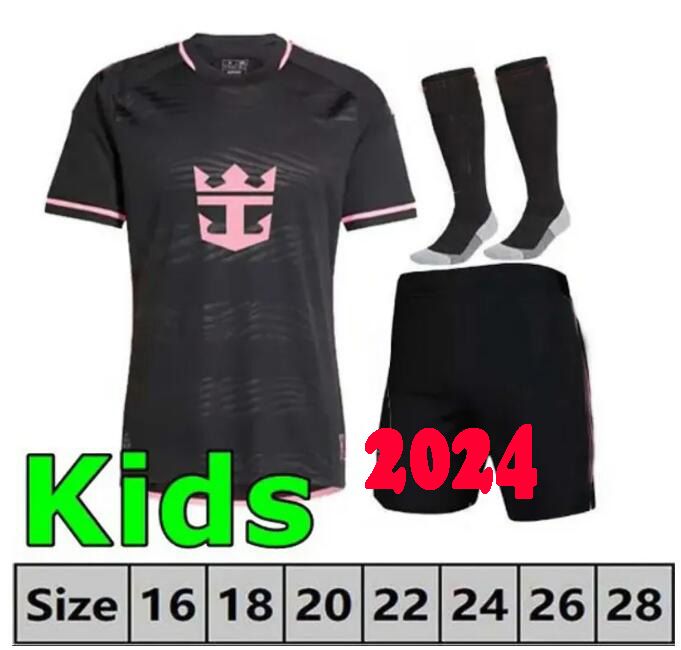 kids 24 25 away black with socks