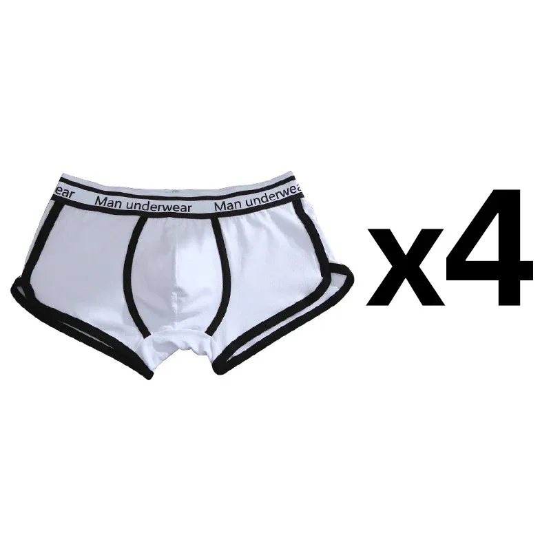 4 STKS witte Boxers