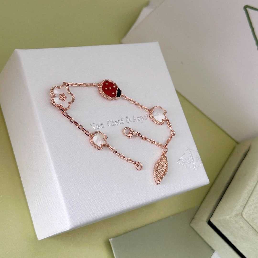 Rose Gold Ladybird Bracelet