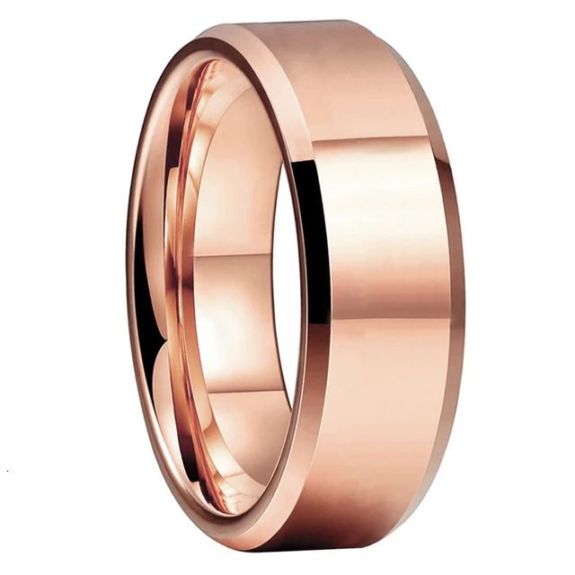 8mm Rose Gold