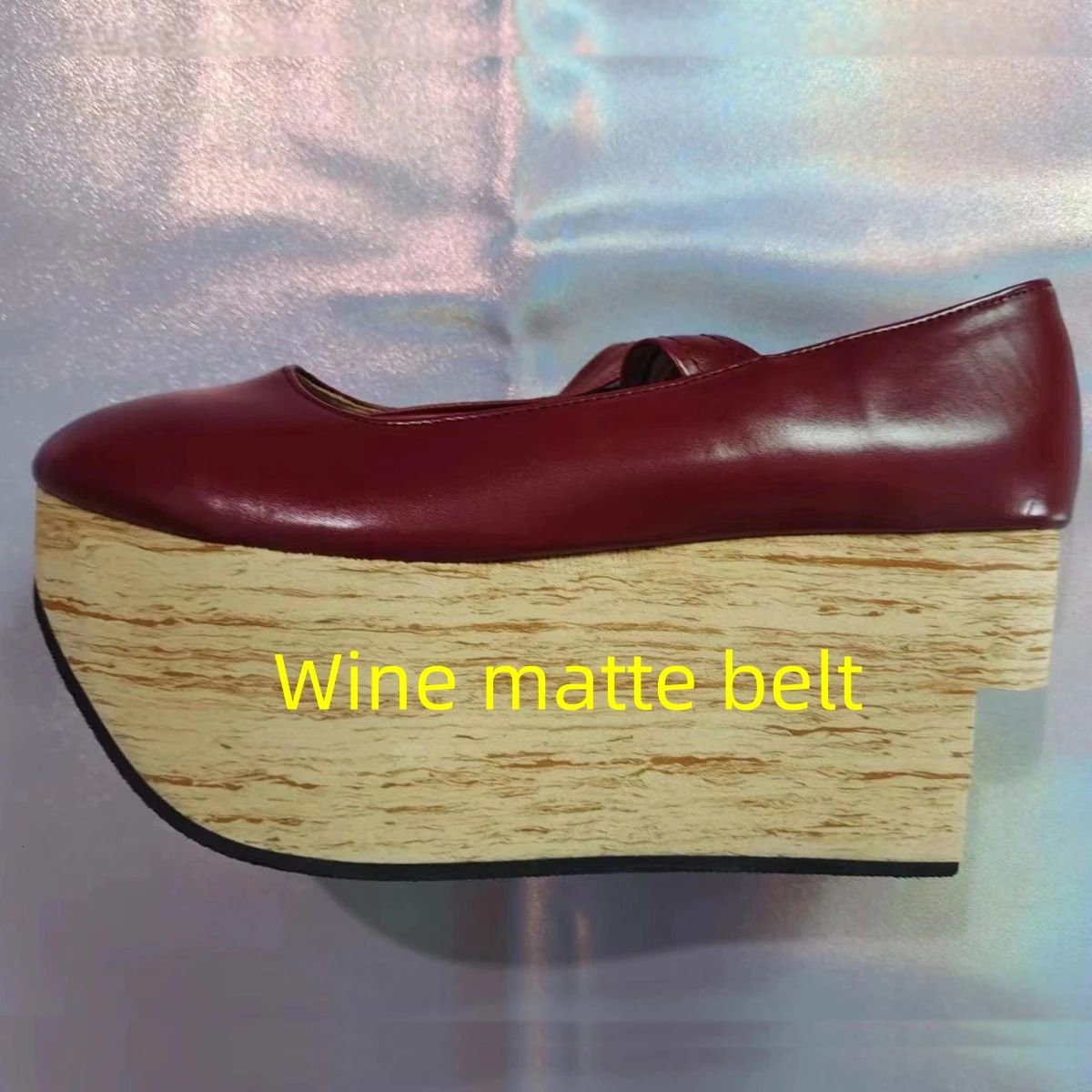 Wine Matte Belt