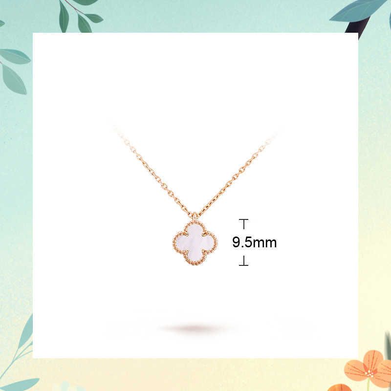 Small Necklace Rose Gold White River F