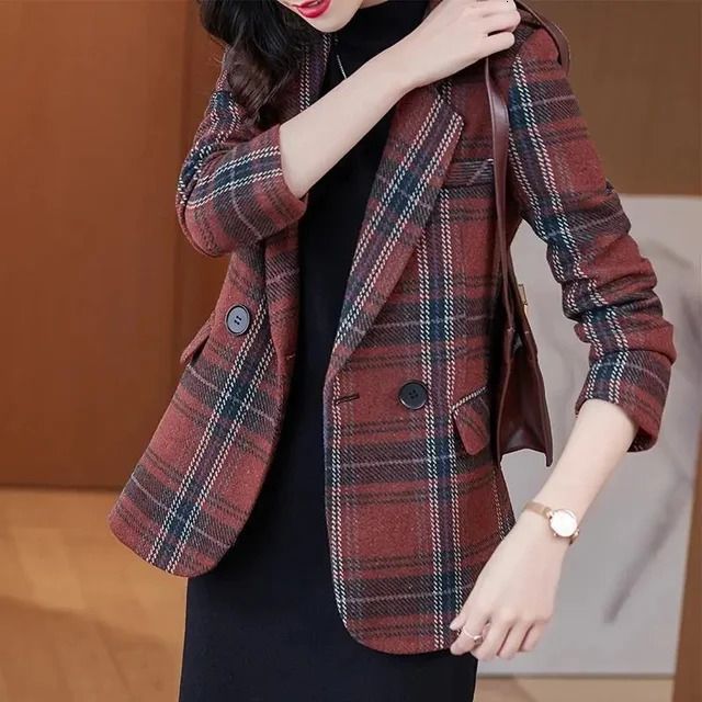 plaid rouge