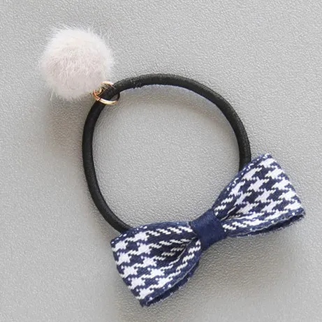 3 Navy Houndstooth