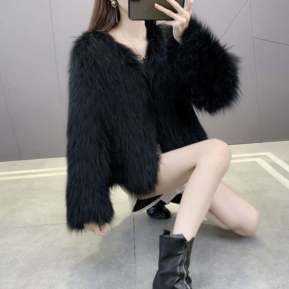 Black (thickened double-sided fur)