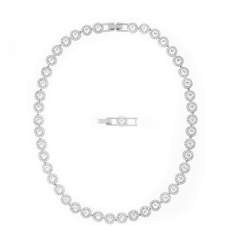 16. Halskette mit weißem Diamant