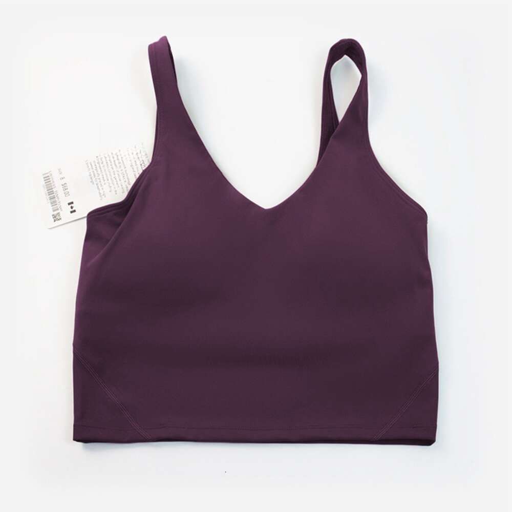 Aubergine lila u tank top