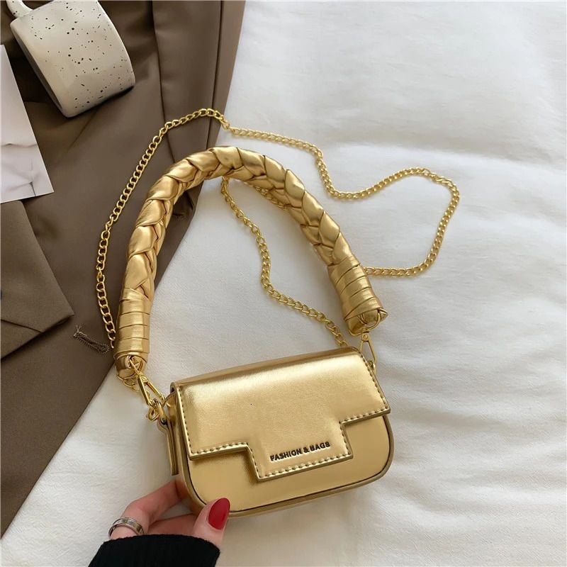 Gold Shoulder Bag