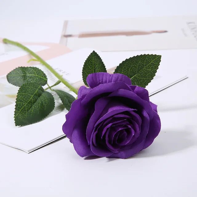 10pcs Purple Flower