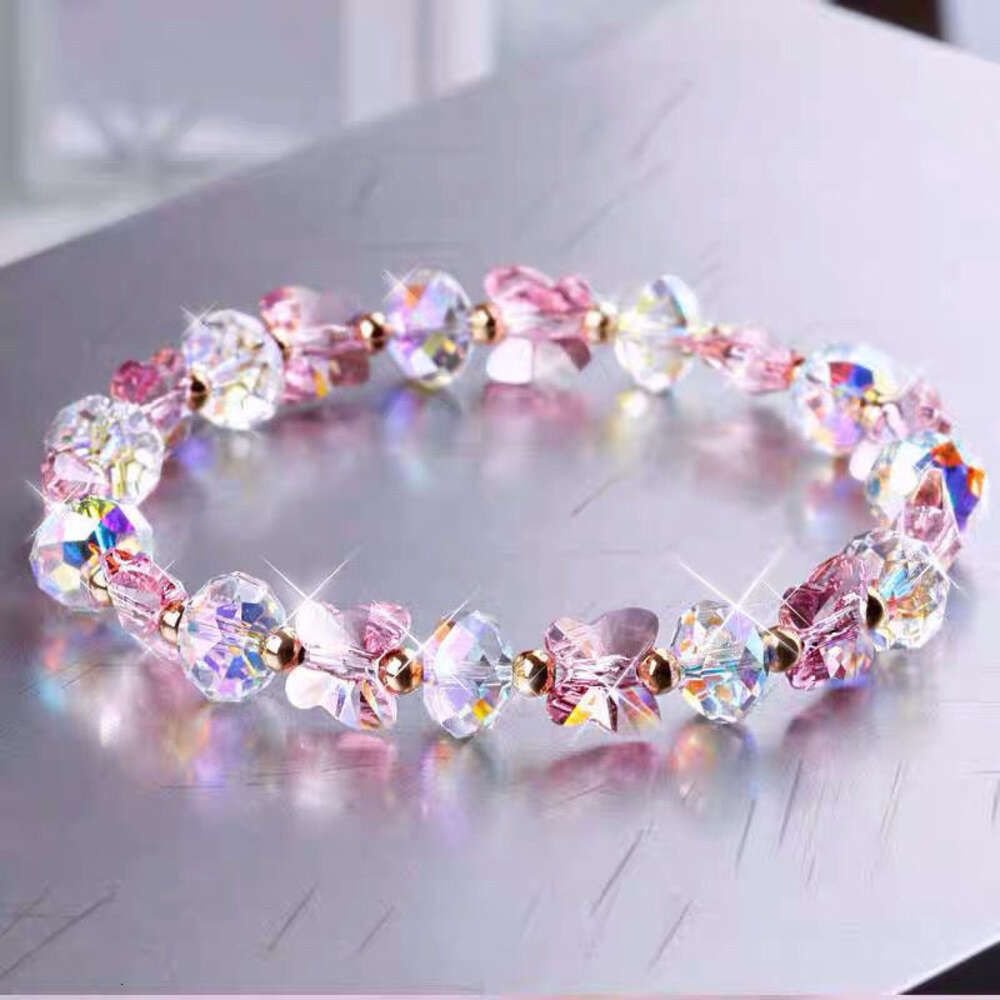 Pulsera Rosa-18K