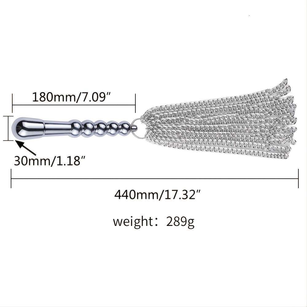 Gümüş metal kırbaç