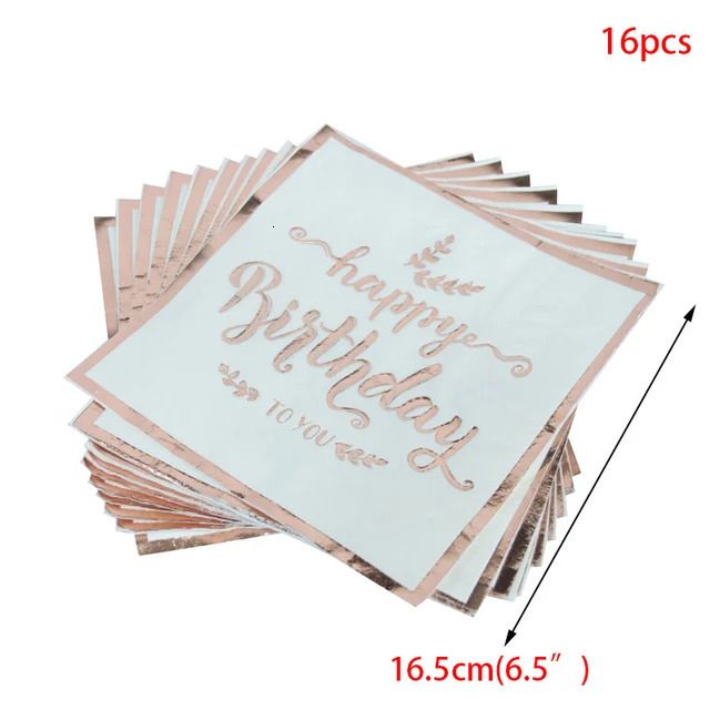 16 pcs serviettes