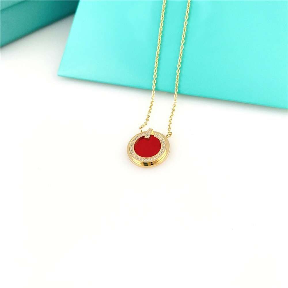 Rose Red Beige T Family#039; s New Necklace