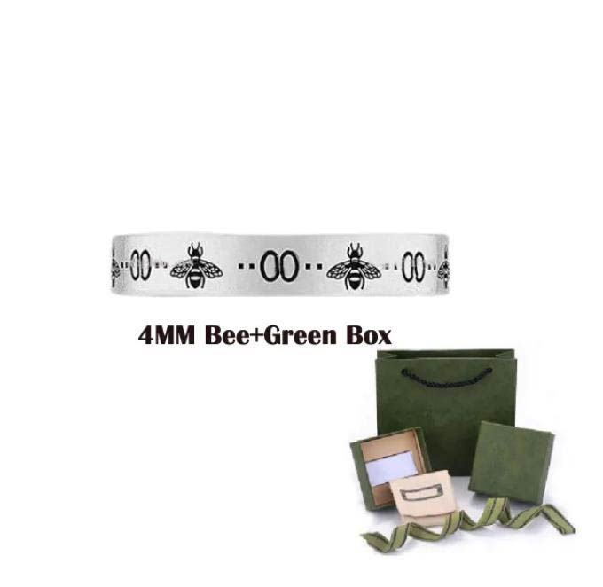 4mm Silver Bee+Green box