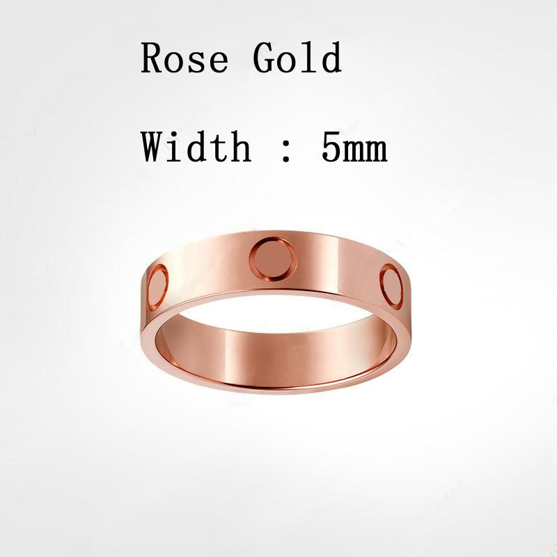 5mm Rose Gold