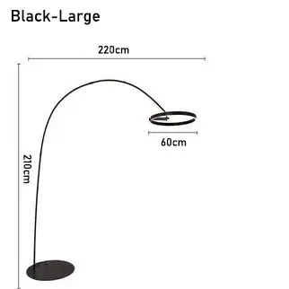 Blanc Chaud (3000K) noir D60cm