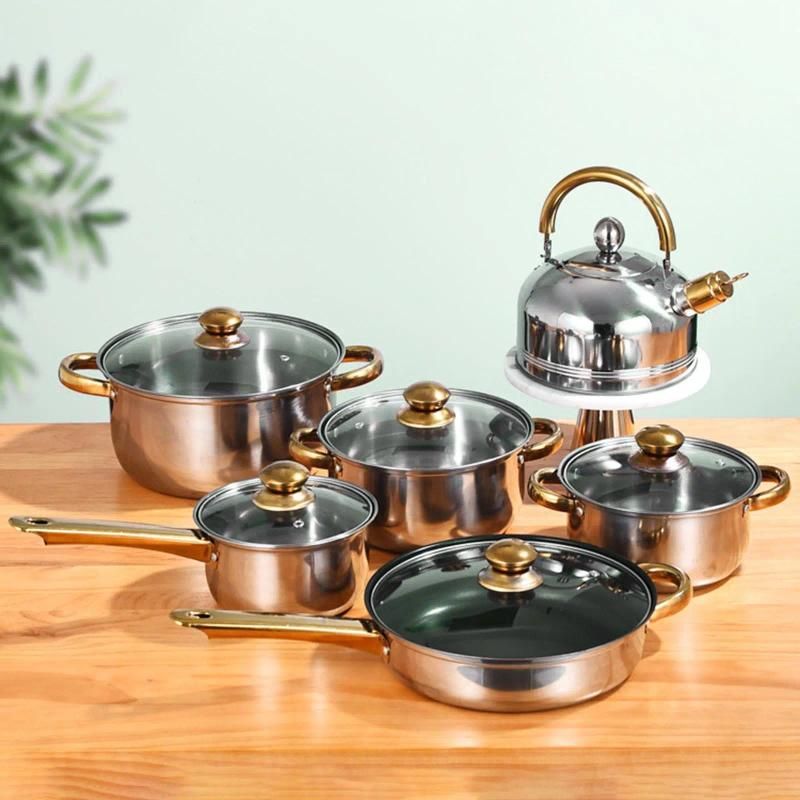 Pans with kettle