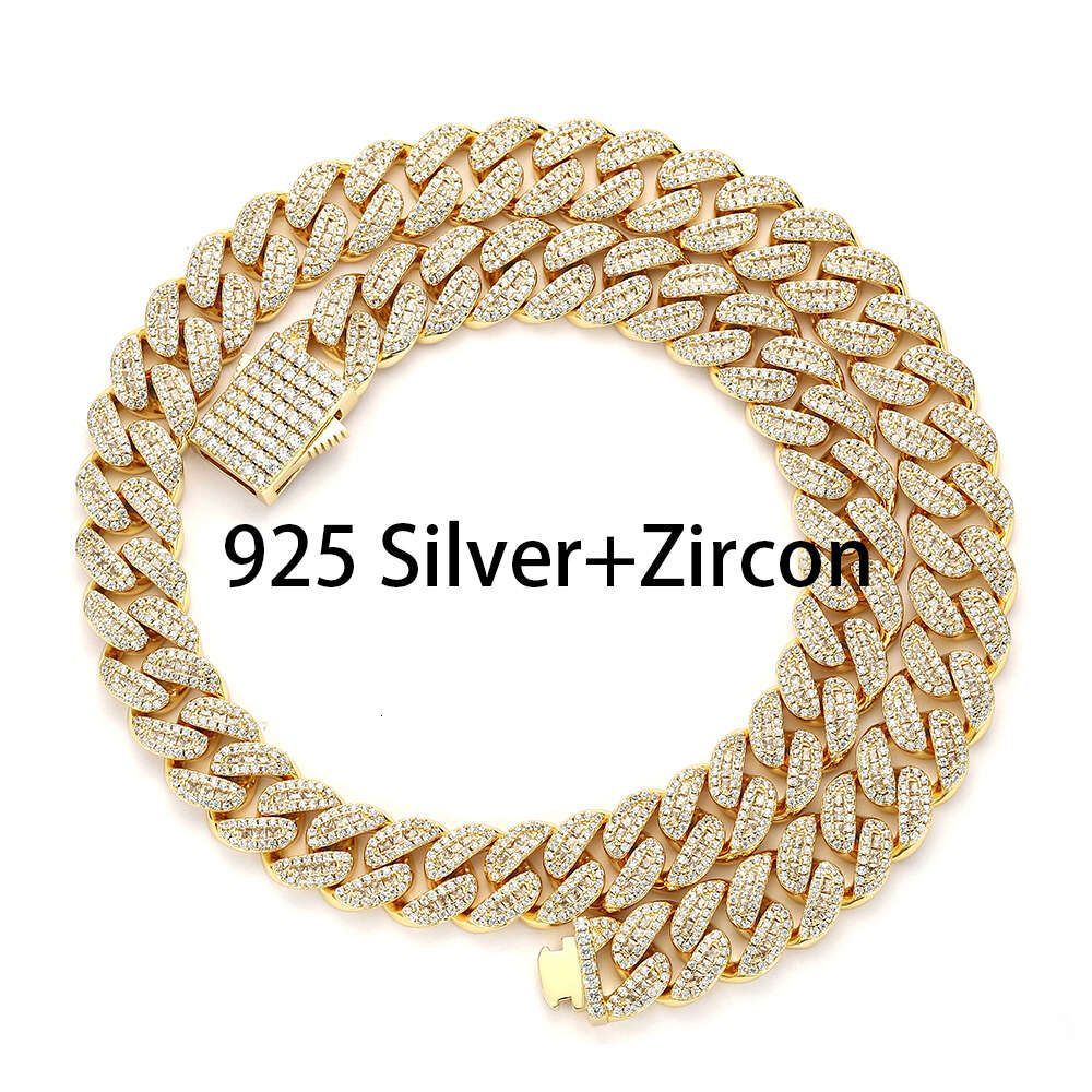 925 Silver with Zircon-24-inch