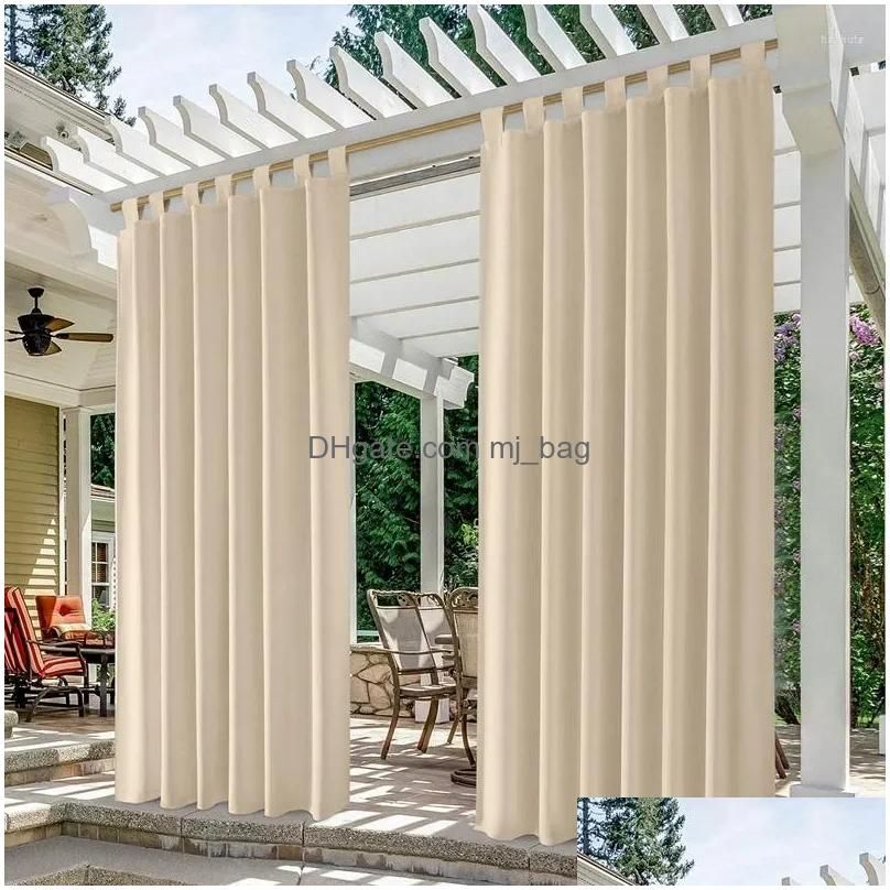 Beige gardin