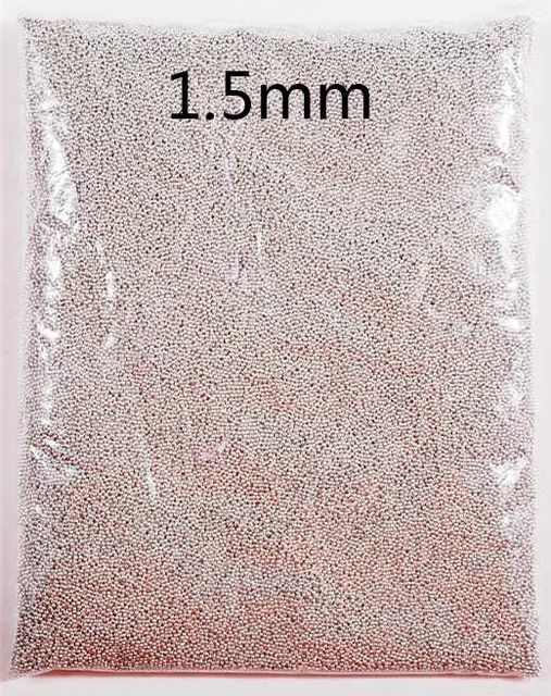 1,5 mm-Silber Schwarz