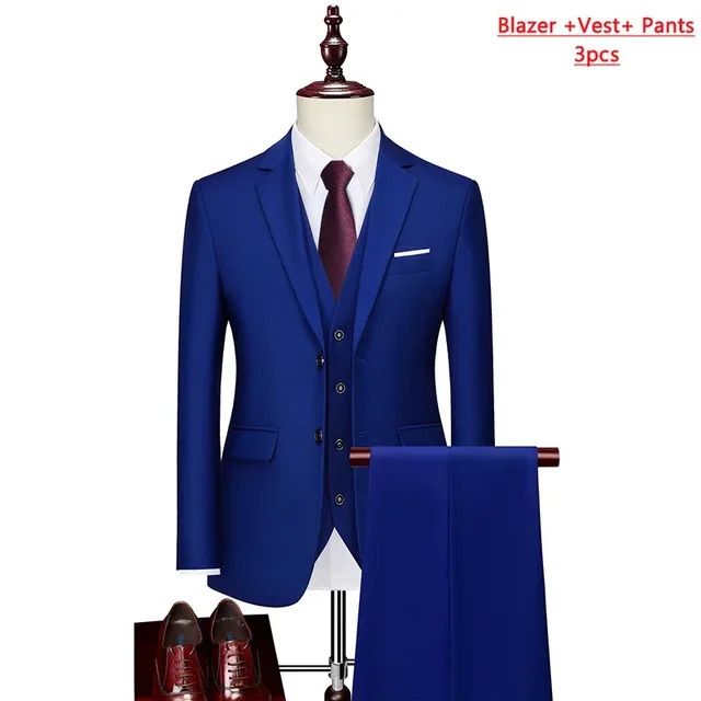 Royal Blue 3pcs