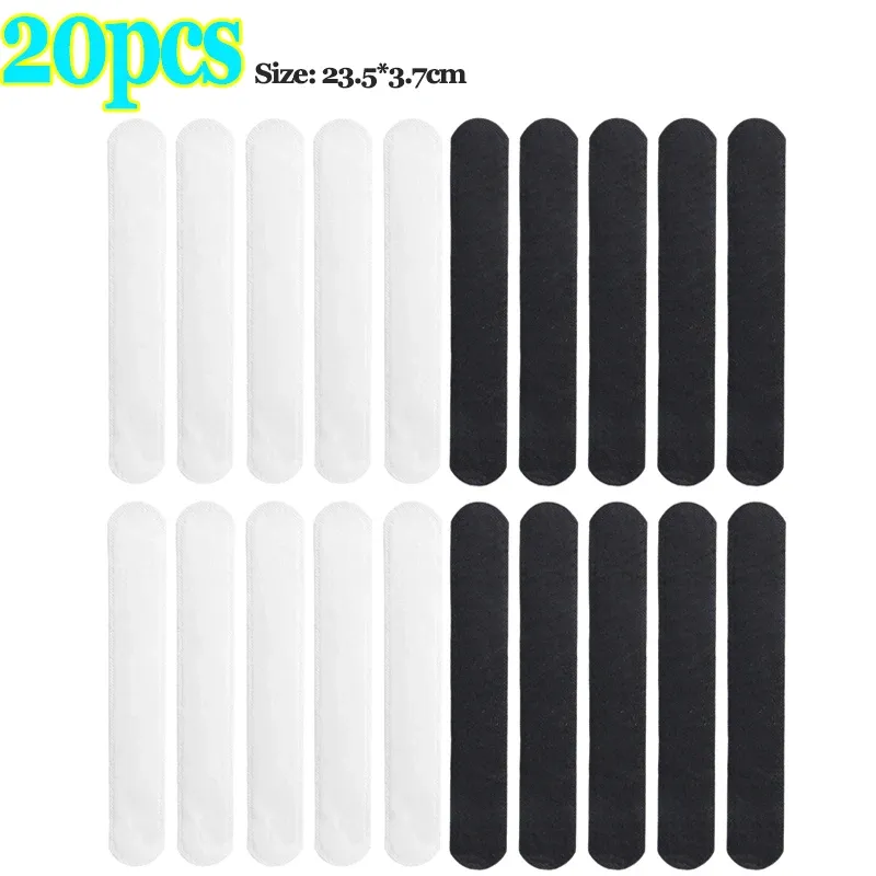 20pcs-white black