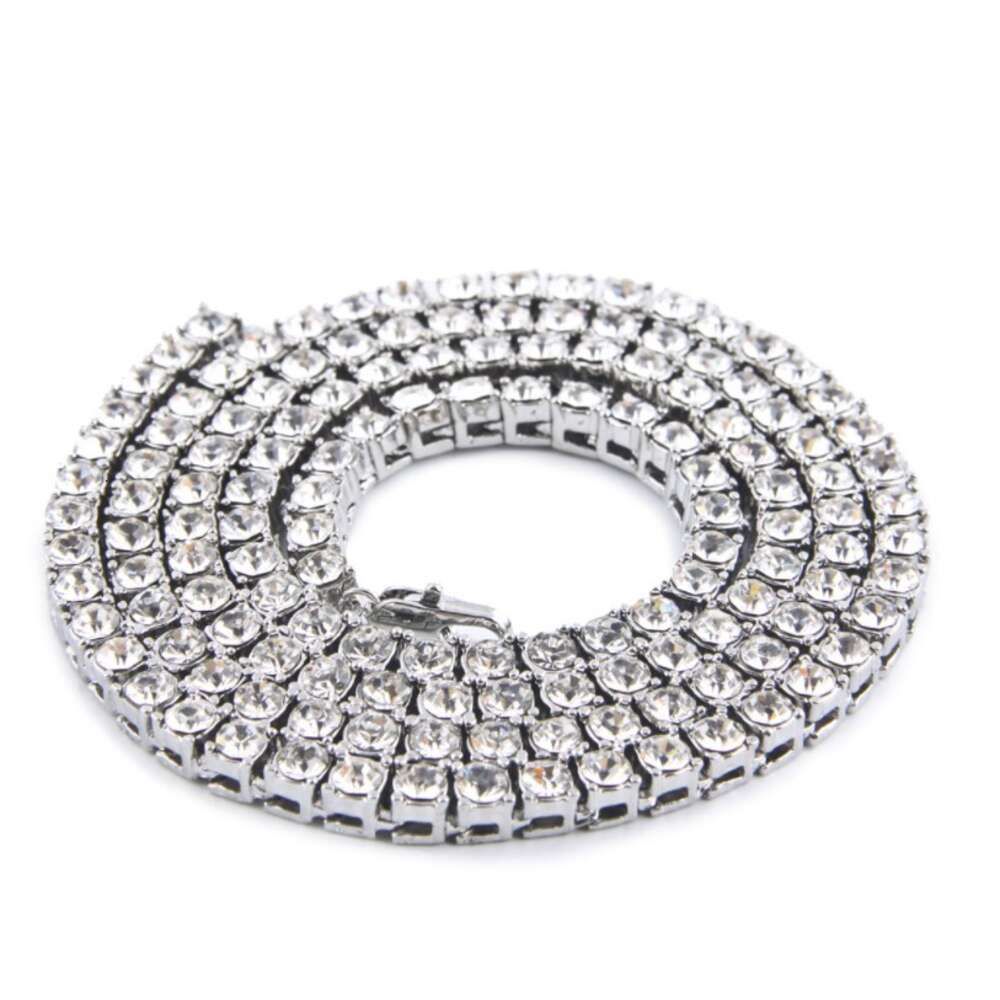 Silver 16inch-Tennis Chain Necklace