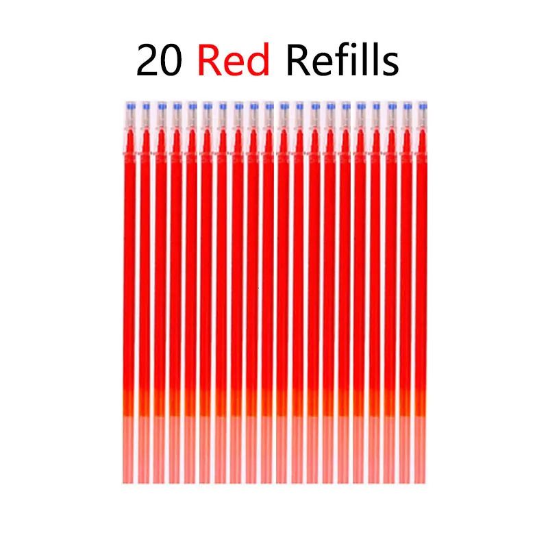 20 PCS RED RECILL