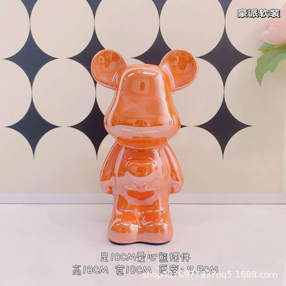 18cm Love Bear (Colorful Orange)