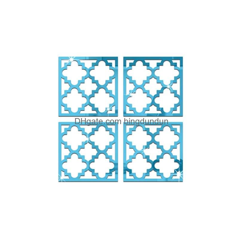 Azul 15X15Cmx4Pcs