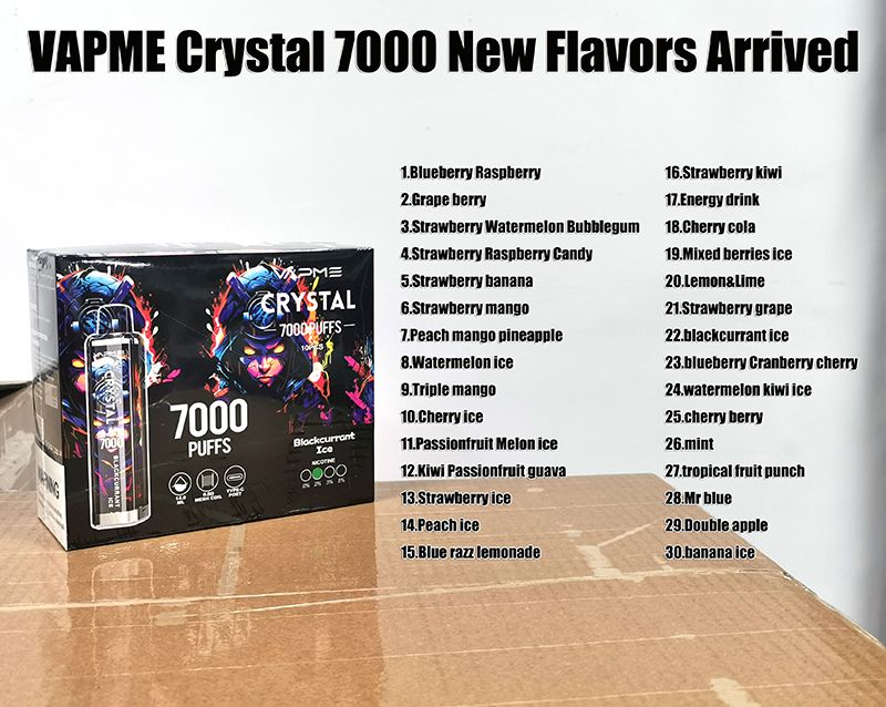 0% Vapme Crystal 7000