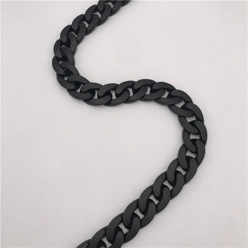 Matte Black-120cm Silver Clasps