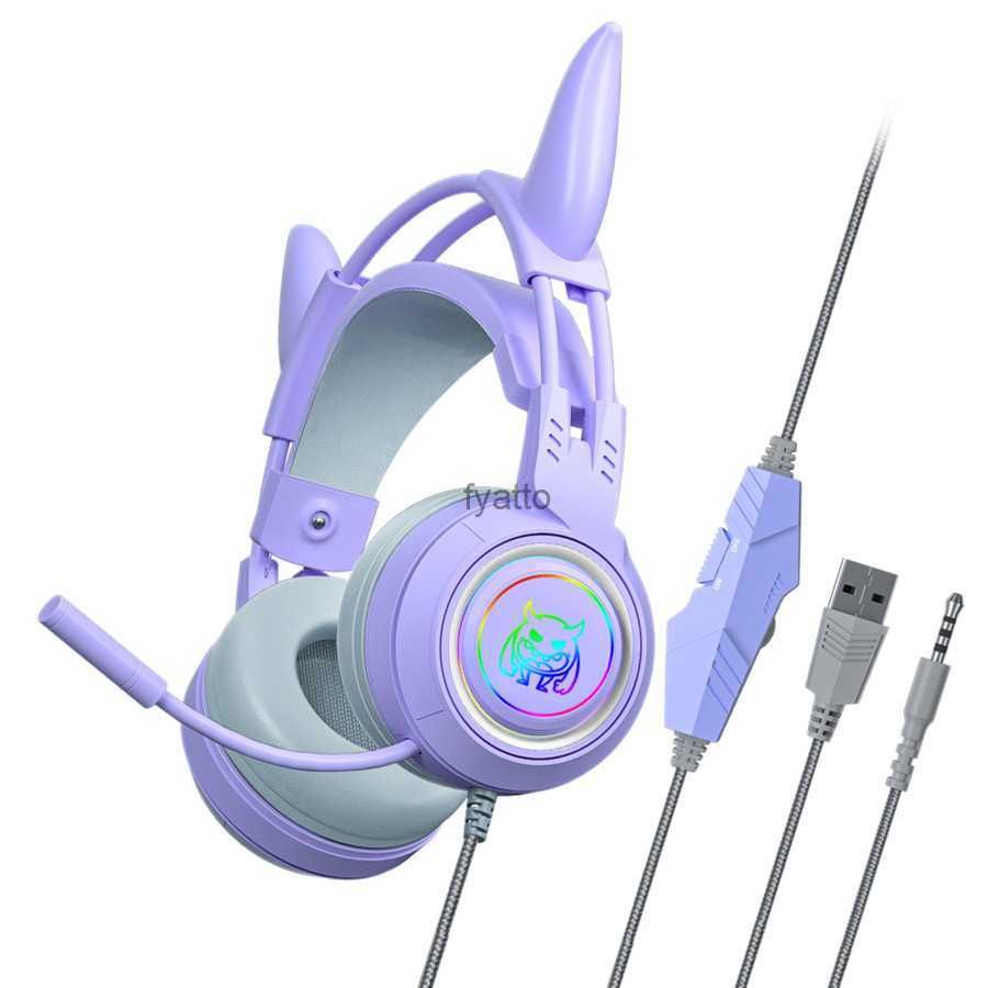 Sy-g25 Purple Magic Ear Luminous Earph