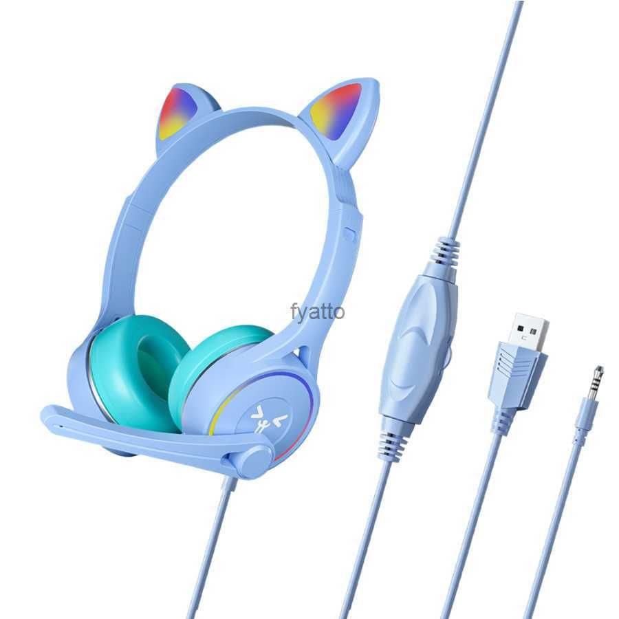 Sy-g30 Light Blue Cat Ear Luminous Ear