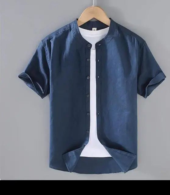 Chemise Tunique Marine Homme