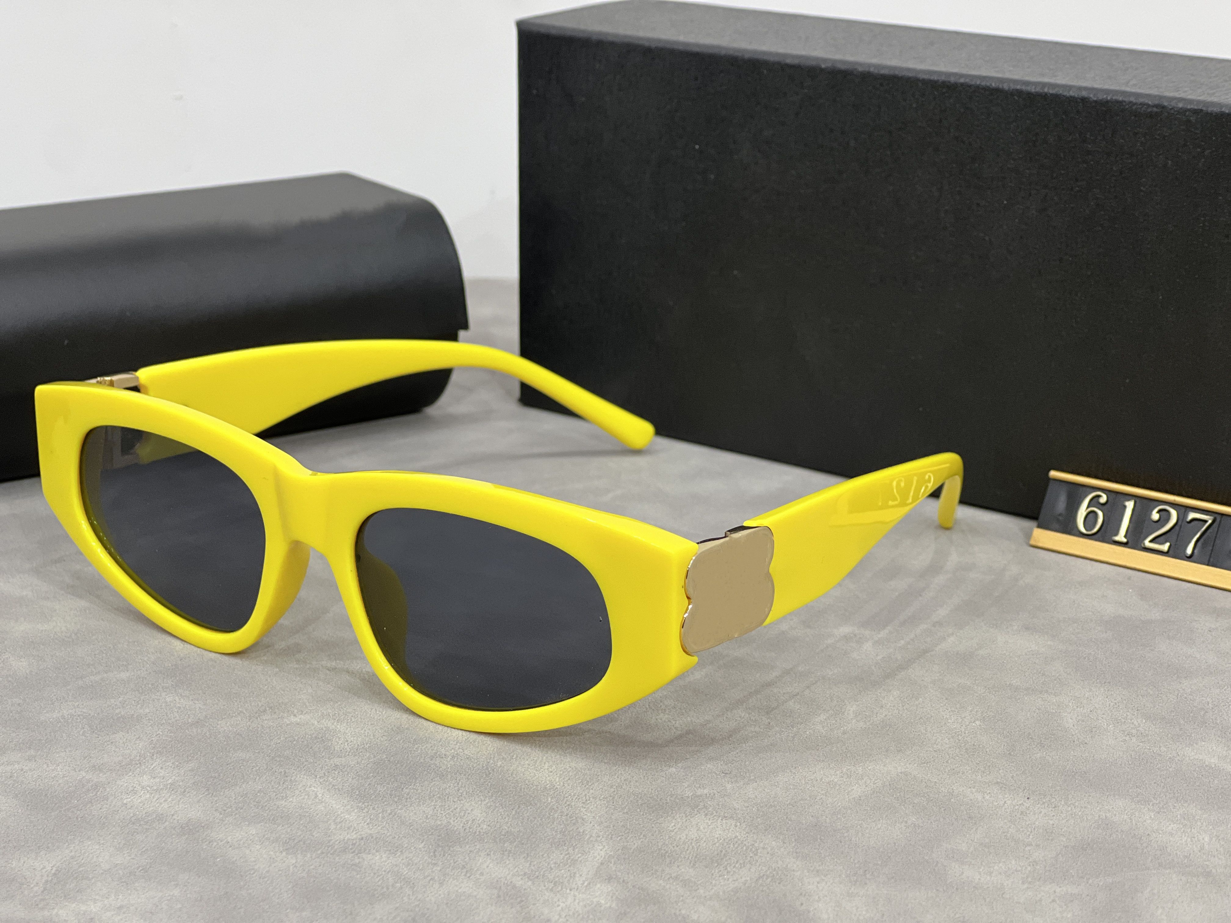 Cats eye yellow frame grey lens