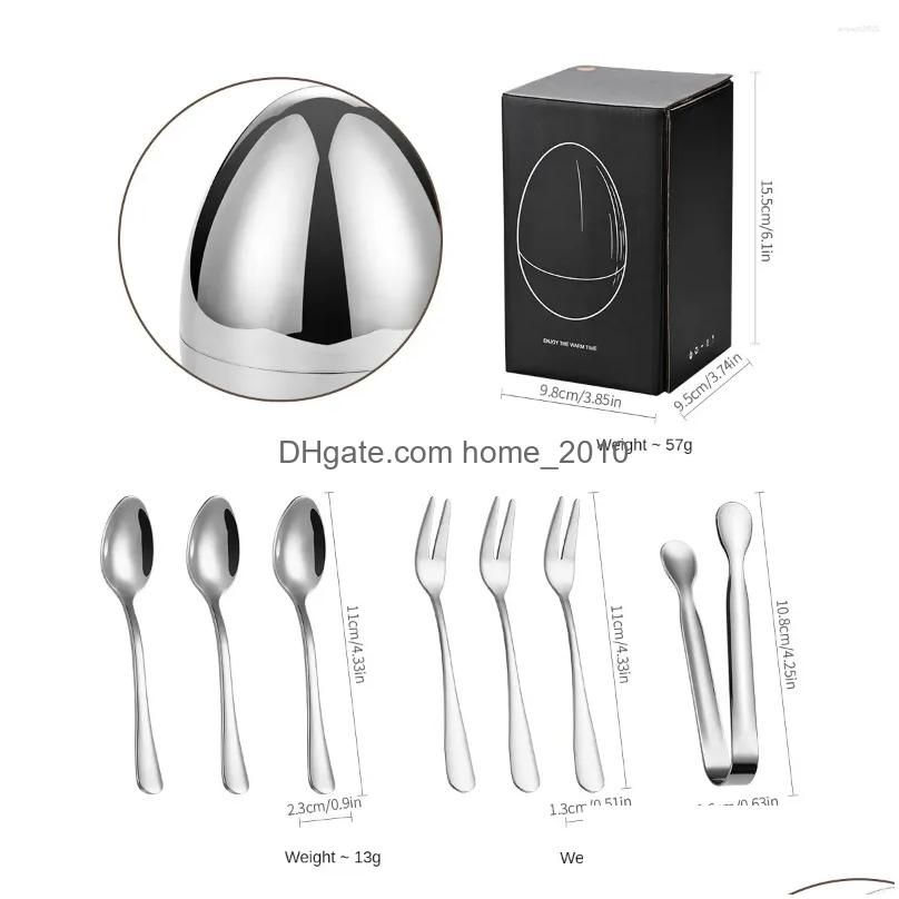 Silver Egg 7Pcs