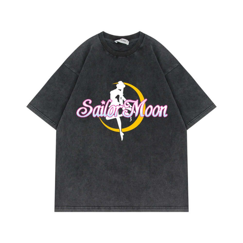 Pretty Girl 230G洗浄Tシャツ-015