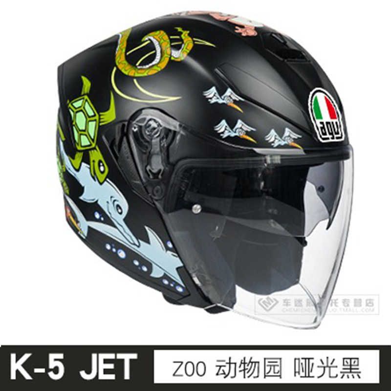 AGV K5-Jet Half Helmet Z00 Zoo Matte