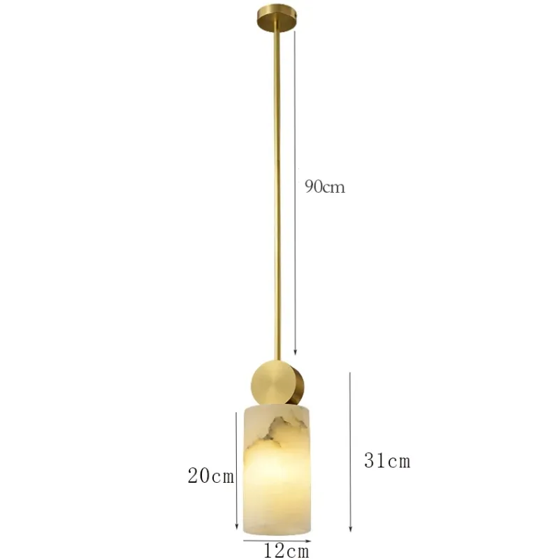 Com lâmpada LED pingente de tubo CHINA B