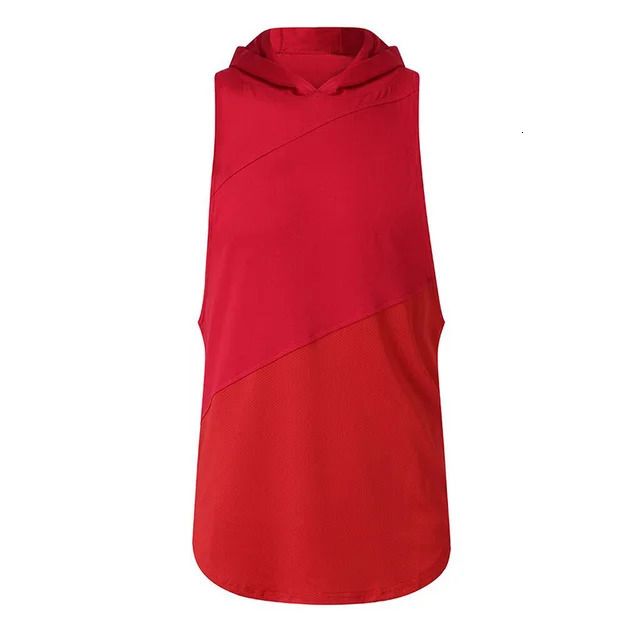 Red Blank Hooded