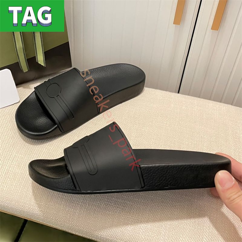 10 Rubber Slide Black