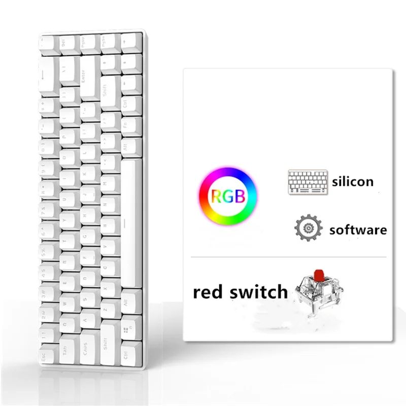 Couleur:Blanc-Rougeswitch KB