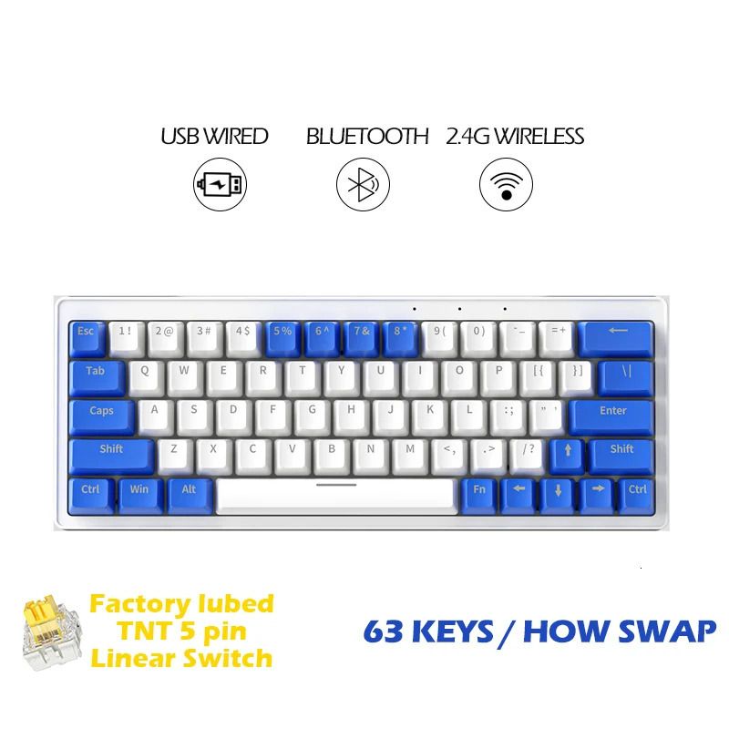 63 Keys Klein-Yellow Switch