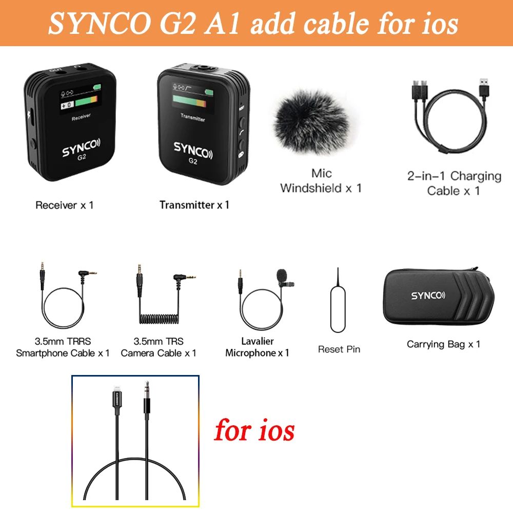 G2 A1 för iOS -kabel