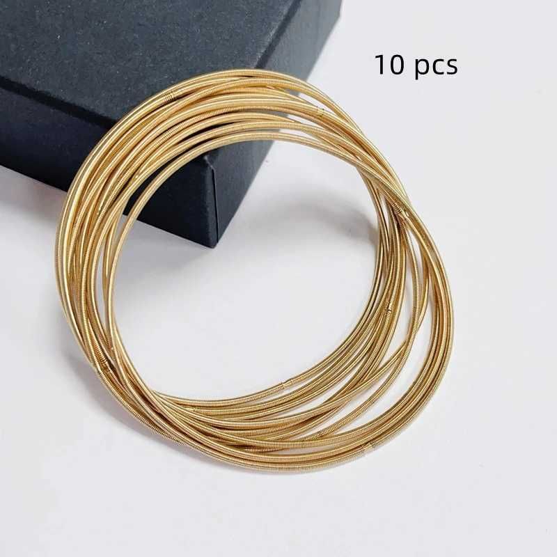 10pcs Gold Color