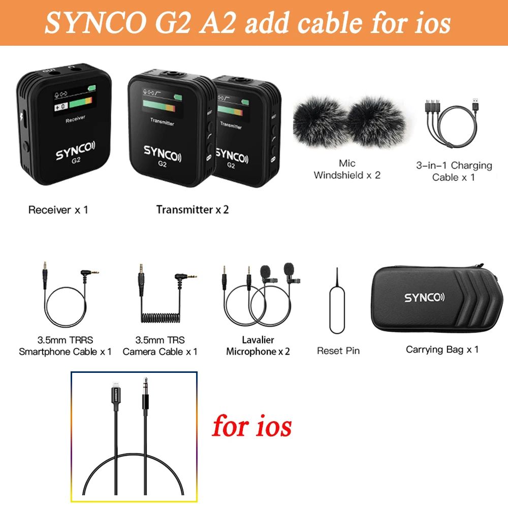G2 A2 för iOS -kabel