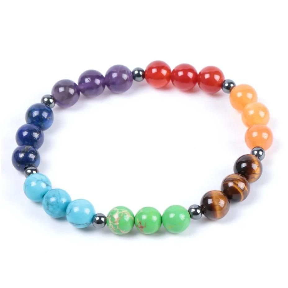 Sept bracelet de chakra