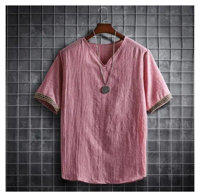 Chemises roses mâles