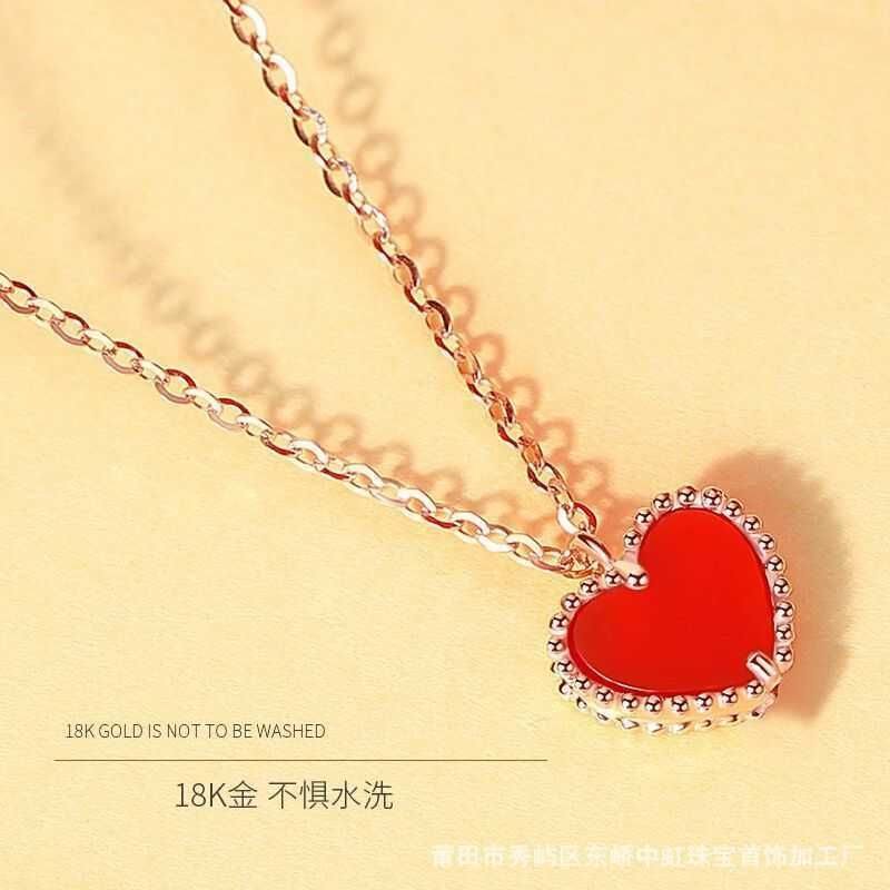 Love Pendant+titanium Chain-18k